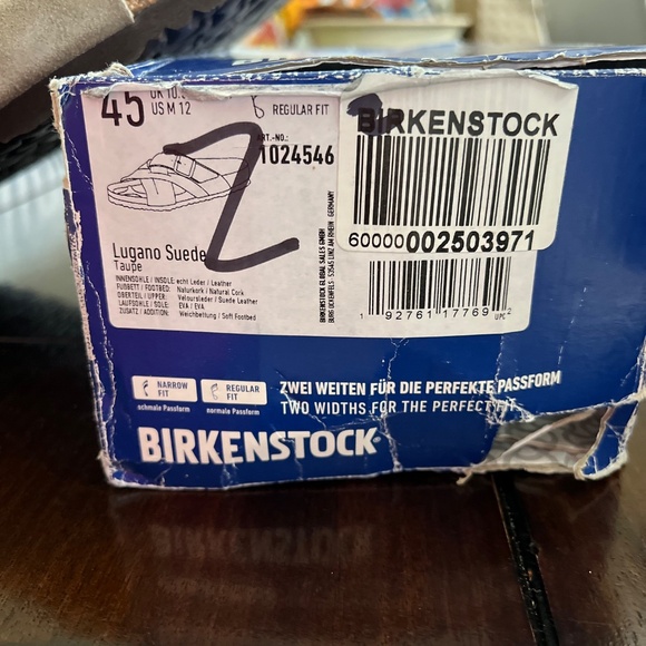Birkenstocks Lugano Suede Taupe
